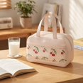 thumbnail image 5 of Insulated Lunch Bag, Thermal Meal Prep Tote for Students and Office, Reusable Lunch Box Pouch, Water Resistant Cooler Bag, Black, 5 of 5