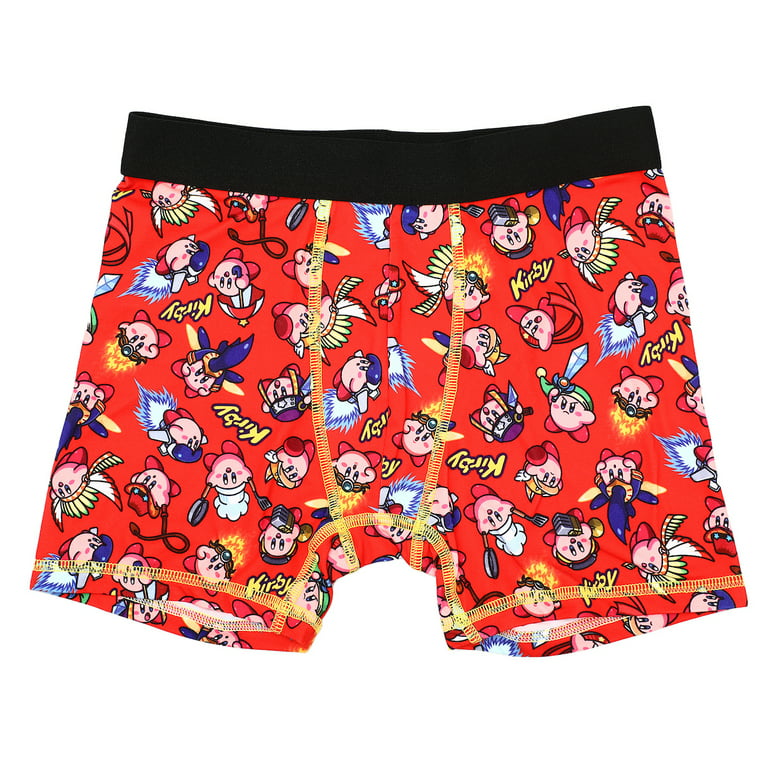 Kirby Character Print Multipack Boy's Boxer Briefs-Size-10