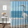 thumbnail image 2 of Orinice Bird Beach Ocean Bathroom Decor Set with Hooks 100% Polyester Luxury Shower Curtain Home Bathtubs Decorative Bathroom Curtain Decoration Set 36x72, 2 of 7