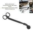 thumbnail image 4 of Wick Cutter, Precise Cutting Candle Scissors Stainless Steel Black Cleaner Burn Reduce Soot  for Hotel, 4 of 8