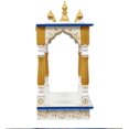 thumbnail image 2 of Wooden Mandir For Home & Office /Home Temple/Pooja Mandap /Wooden Pooja Chowki /Pooja Idols Storage Wall Handing Mandir Medium, 2 of 5
