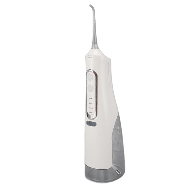 Cordless Water Dental Irrigator 310ML Rechargeable IPX7 Waterproof Electric Oral Irrigator with 4 Nozzles for Home Travel