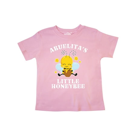 

Inktastic Cute Bee Abuelita s Little Honeybee with Stars Gift Toddler Boy or Toddler Girl T-Shirt