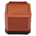 thumbnail image 2 of Furniture Risers, Adjustable Bed Risers Heavy Duty for Table Desk Couch Chair Sofa Cabinet Bed Legs Dorm, Square Stackable Bed Raisers Blocks Lift Height, Brown, 2 of 9