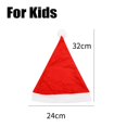 thumbnail image 1 of Sombreros de Navidad para niños y adultos, 6 piezas, Papá Noel rojo, gorros de Navidad, gorros de Feliz Navidad, decoración de fiesta de año nuevo, suministro de Navidad, 1 of 4