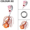 thumbnail image 4 of Pesca 01 5.5cm 150g Artificial Jigbait Falda Ganchos Luminous Lure Bait Tackle Sywqhk Para Estrenar, 4 of 9