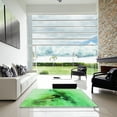 thumbnail image 7 of Ahgly Company Machine Washable Indoor Rectangle Transitional Green Area Rugs, 2' x 4', 7 of 7