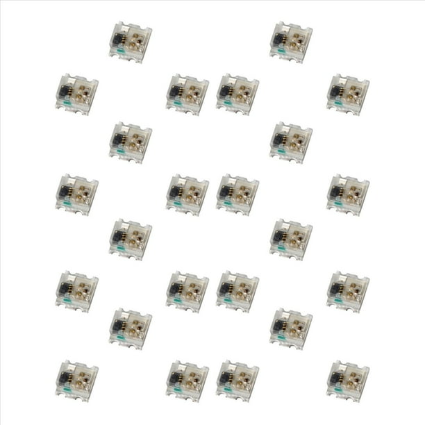 400 Uds WS2812 2020 Chip LED 4 Mini Blanco PCB Direccionable Digital RGB Chip LED Una Color DC5V para Pantalla de Tira LED