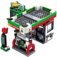 thumbnail image 4 of Gas Station & Convenience Store Building Set, 349 Pieces, City STEM Toy for Kids Teens Adults, 4 of 4