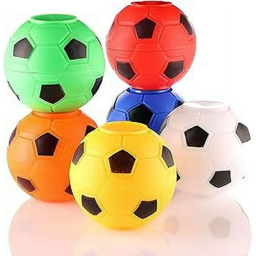 Entervending Fidget Spinners - 2 Inch Stress Balls - 36 Pcs Soccer Party Favors - Large Fidget Spinners - Fidget Spinners Bulk - Fidget Spinners for Kids