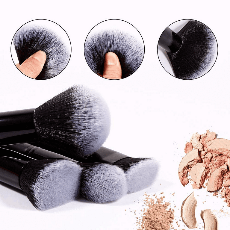 DUcare Makeup Brushes 15Pcs Premium Synthetic Kabuki Foundation