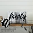 thumbnail image 5 of VHC Brands Sawyer Mill Black White Family Decorative Farmhouse Throw Pillow for Sofa Couch Bed 14x22, 5 of 6