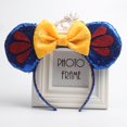 thumbnail image 1 of Accesorios para el cabello para niños, aro para el cabello blanco como la nieve, diadema de Mickey, vestido de baile festivo, aro para el cabello, serie de nieve y hielo zhangyuxiang LED, 1 of 2