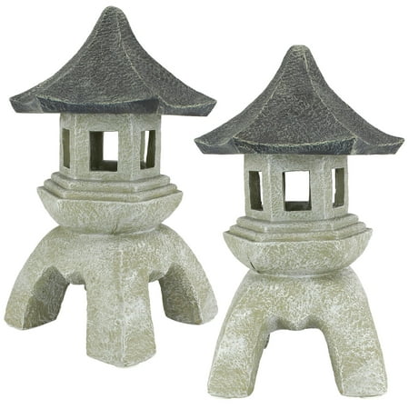 Design Toscano Asian Pagoda Statues - Set of 2