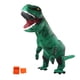 thumbnail image 2 of Disfraz De T Rex, Disfraz De Dinosaurio Inflable Con Impresión Transparente Realista Para Halloween, 2 of 7