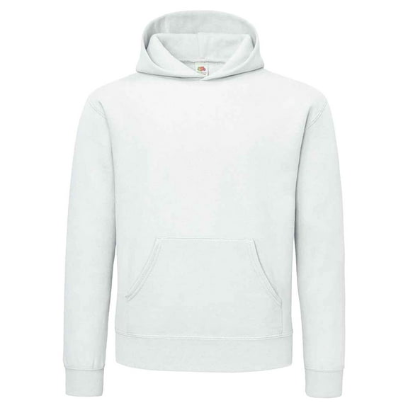 Fruit of the Loom Mens Supercotton Plain Hooded Sweatshirt