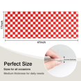 thumbnail image 5 of Red White Checkerboard Checkered Pattern Kitchen Rug Mat,Kitchen Runner Rugs Non Skid Washable,Decorative Kitchen Floor Mats for Kitchen,Sink,Laundry,17"X47", 5 of 5
