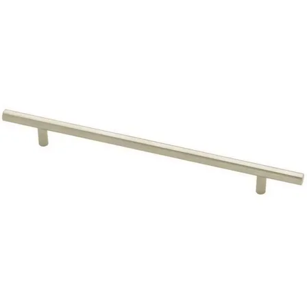 Liberty 8-13/16 In (224Mm) Center-To-Center Brushed Steel Bar Drawer Pull