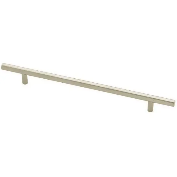 Liberty 8-13/16 In (224Mm) Center-To-Center Brushed Steel Bar Drawer Pull