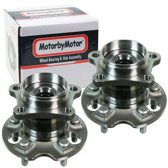 MotorbyMotor Rear Wheel Bearing Hub Assembly Fit 2011 2012 2013 2014 2015 2016 2017 2018 2019 Toyota Sienna Hub Bearing(2 Pack) AWD, 5 Lugs, Replace 512482