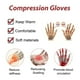 thumbnail image 5 of 1 par de guantes para artritis para hombres y mujeres - Para articulaciones artríticas - Guantes y mitones con dedos abiertos, 5 of 9