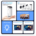 thumbnail image 2 of Magcubic HY300 Pro 4K Projector, Dual WiFi6 BT5.0, Home Theater System - USA, 2 of 6