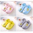 thumbnail image 4 of Kids Fluffy Sandals Cartoon Cute Thick Slip on Slippers Winter Slides with Strap, 4 of 10