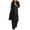 Black, variant on Tuphregyow Women's Fashion Collared Duster Coat Trendy Solid Winter Loose Cotton Linen Coat Long Sleeve Dressy Cardigans Outdoor Soft Black S