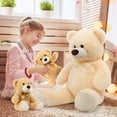 thumbnail image 2 of MorisMos 36'' Giant Teddy Bear with 2 Babies Stuffed Animals, 2 of 6