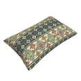 thumbnail image 3 of Daiia Traditional Tribal Aztec1 Bedding Waterproof Pillow Protector Zippered Queen – Bed Bug Proof Pillow Encasement-20"x30", 3 of 9