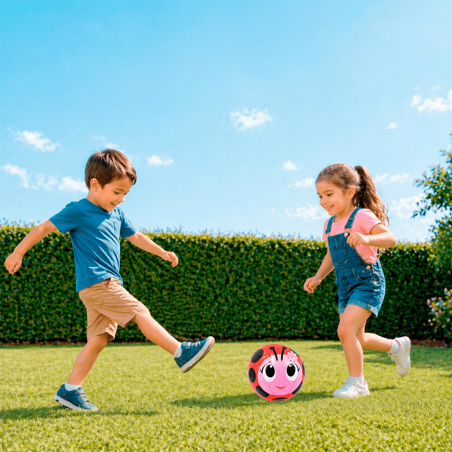 Little Tikes Soccer Pal Ladybug Soccer Ball, Active Play Toy for Toddlers and Kids, Ages 3 and Up