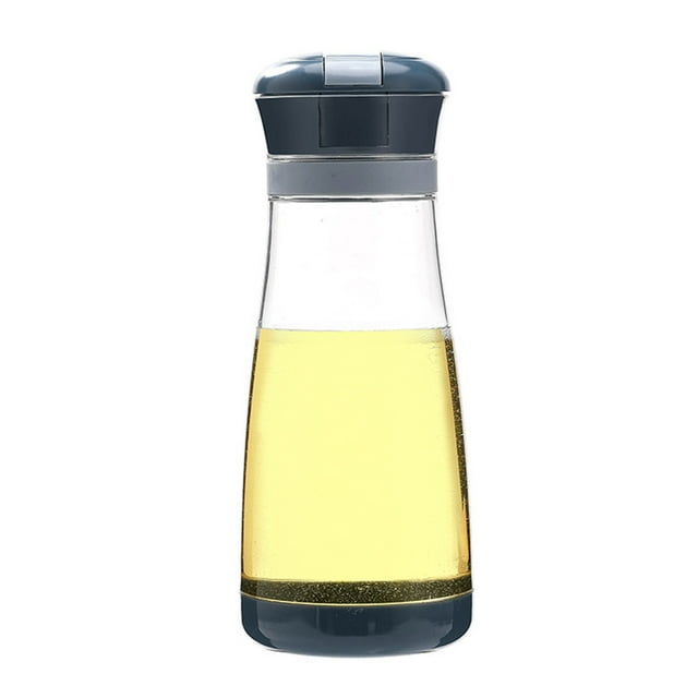 CAROOTU Automatic Open No Drip Glass Bottle Kitchen Oil Vinegar Measuring Spout Bottle 700ML