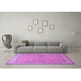 thumbnail image 3 of Ahgly Company Indoor Square Persian Purple Traditional Area Rugs, 3' Square, 3 of 4