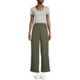 thumbnail image 4 of No Boundaries Juniors' Wide Leg Fleece Pants, 4 of 5