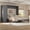 Gray, variant on Euroco Wood Full Size Murphy Bed with Wardrobe and Shelves, Convertible Wall Bed with Drawers, White
