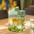 thumbnail image 1 of Hervidor de agua fría, jarra para bebidas, dispensador de bebidas para refrigerador de 2,3 L con boquilla, jarra para agua, jarra para fiestas, cocina Verde, 1 of 8