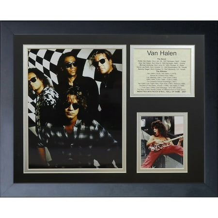 Legends Never Die Van Halen Framed Memorabilia