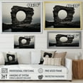 thumbnail image 4 of Designart "Dark Geode Landscape" Stone Geode Floater Framed Canvas Prints, 4 of 5