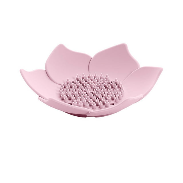 Agiferg Porte-Savon Mural en Silicone avec Ventouse Rangement Salle de Bain Douche Évier