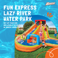 thumbnail image 2 of Banzai Lazy River Inflatable Adventure Water Park Slide and Splash Pool, 2 of 7