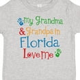 thumbnail image 4 of Inktastic Florida Grandma Grandpa Loves Me Boys or Girls Toddler T-Shirt, 4 of 5