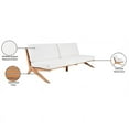 thumbnail image 3 of Meridian Furniture Tahiti Off White Water Resisting Outdoor Sofa, 3 of 40