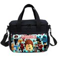 thumbnail image 4 of Mochila escolar a la moda para hombre y mujer, morral de almuerzo Diagonal, bolso para bolígrafos, mochila bonita para niño y niña, 2020, 4 of 4