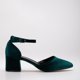 thumbnail image 1 of Marcelle - Zapatos de novia de terciopelo verde esmeralda esmeralda 27 CM, 1 of 6