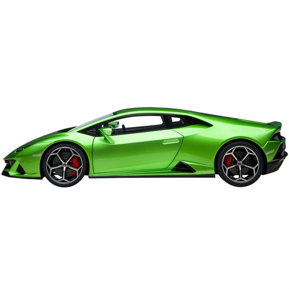 Lamborghini Huracan Evo Verde Selvans Green Metallic 1/18 Model Car By Autoart