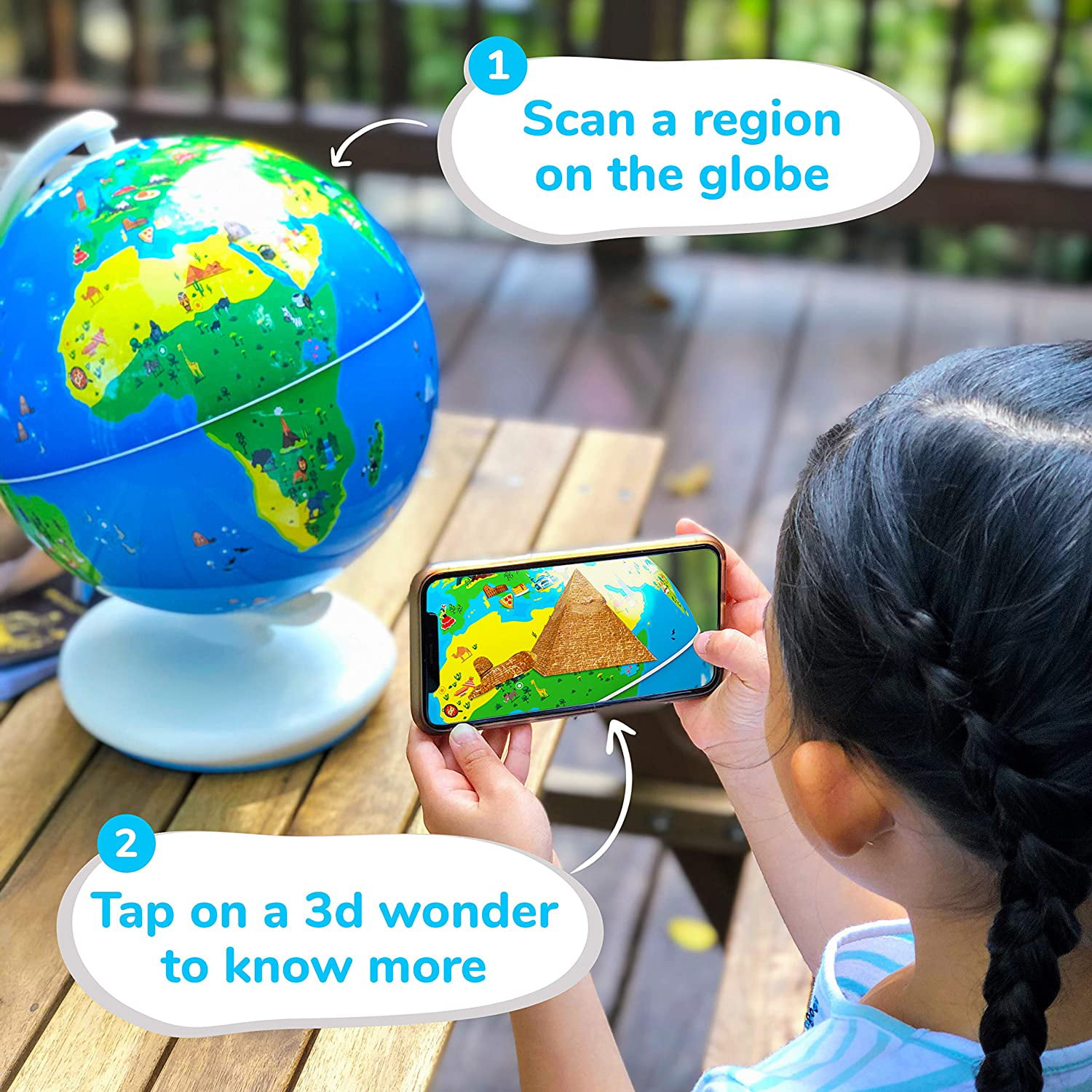 Shifu Orboot App Based : Augmented Reality Interactive Globe For Kids Stem Toy 
