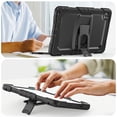 thumbnail image 6 of FJLBDE Case for Lenovo Tab 10.1 inch 2025 Release (TB-311FU/TB-311XU), Rugged Shockproof Tablet Cases Cover with Kickstand Shoulder Strap, Black, 6 of 7