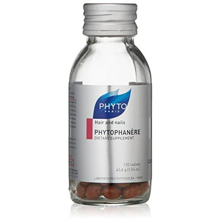 Phyto - PHYTO Phytophanere Hair and Nails Dietary Supplement, 2 Month Supply, 120 Count