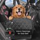 thumbnail image 2 of Femuar Funda para asiento de coche para perro, impermeable, antideslizante, para asiento trasero con bolsillos de almacenamiento, ventana visual de malla, resistente a los arañazos, funda para asiento, 2 of 5