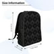 thumbnail image 4 of Disketp Black Poker Mochila Unisex de Apertura Lateral Completa, Mochila para Laptop para Escuela, Trabajo y Viajes, 4 of 8